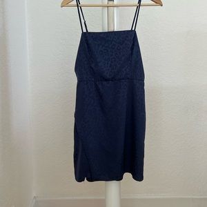 F21 Cheetah Print Mini Dress with Slit